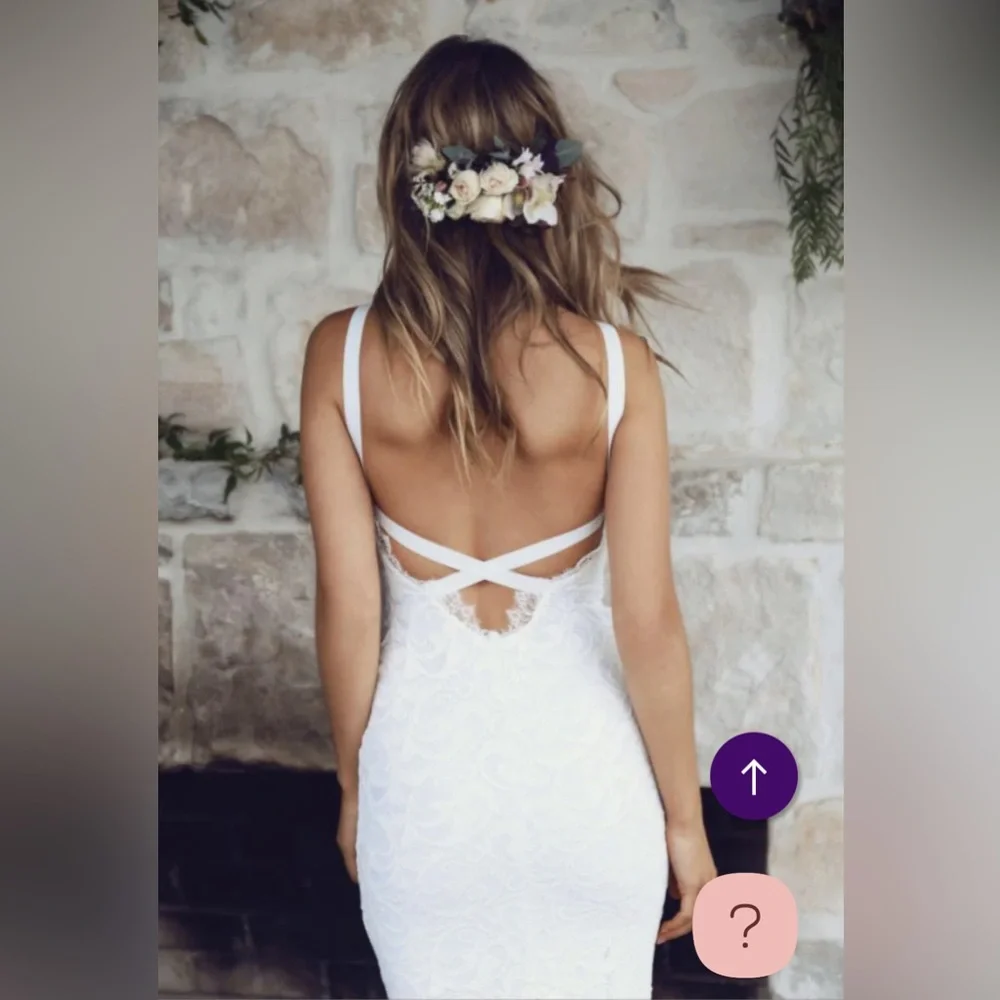 Grace Loves Lace Wedding Dress SHORT- above the knee!!!! Worn once. - Picture 2 of 7